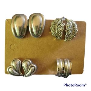 VTG 4pair Clip Earrings